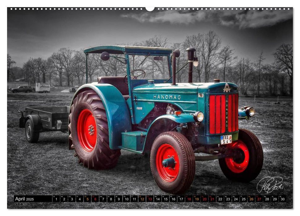 Trecker - Oldtimer (CALVENDO Premium Wandkalender 2025)