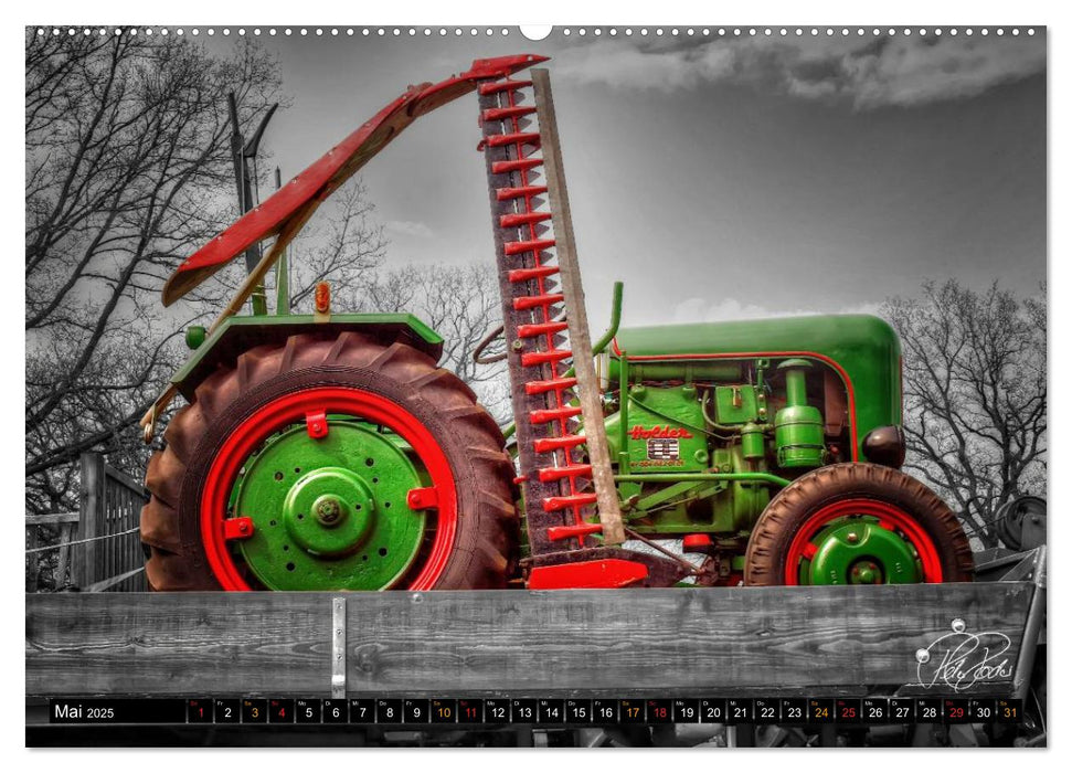 Trecker - Oldtimer (CALVENDO Premium Wandkalender 2025)