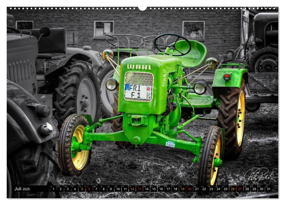 Trecker - Oldtimer (CALVENDO Premium Wandkalender 2025)