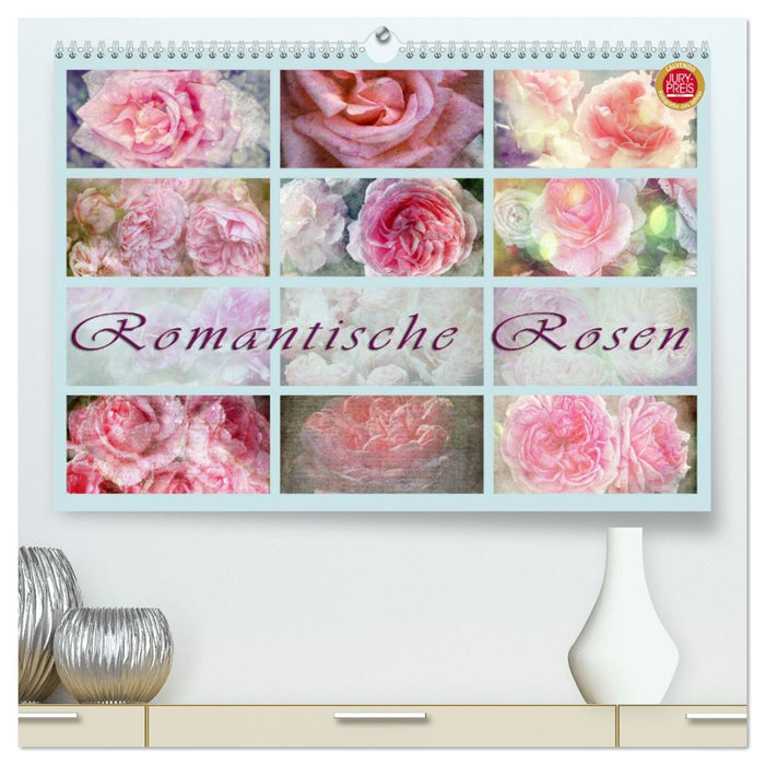 Romantische Rosen (CALVENDO Premium Wandkalender 2025)