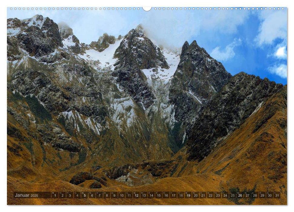 Peru & Bolivien - Die Landschaft (CALVENDO Wandkalender 2025)