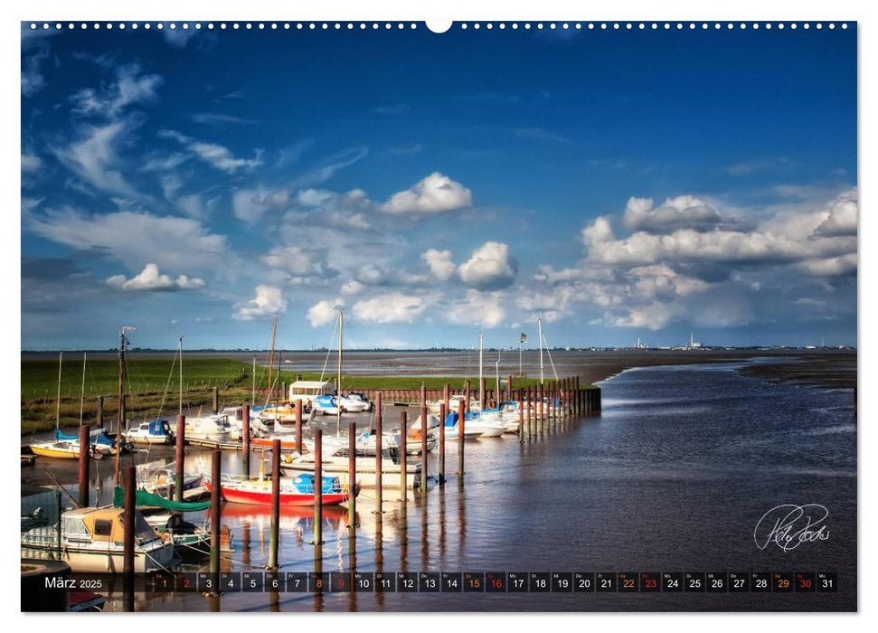 Friesland - Nordseebad Dangast / CH-Version (CALVENDO Premium Wandkalender 2025)