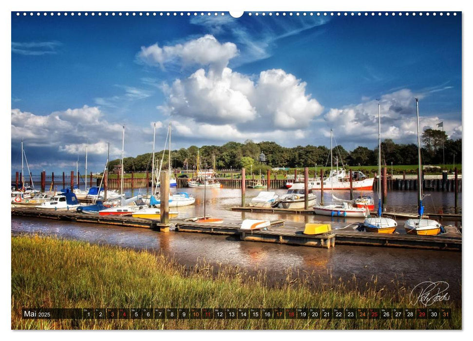 Friesland - Nordseebad Dangast / CH-Version (CALVENDO Premium Wandkalender 2025)