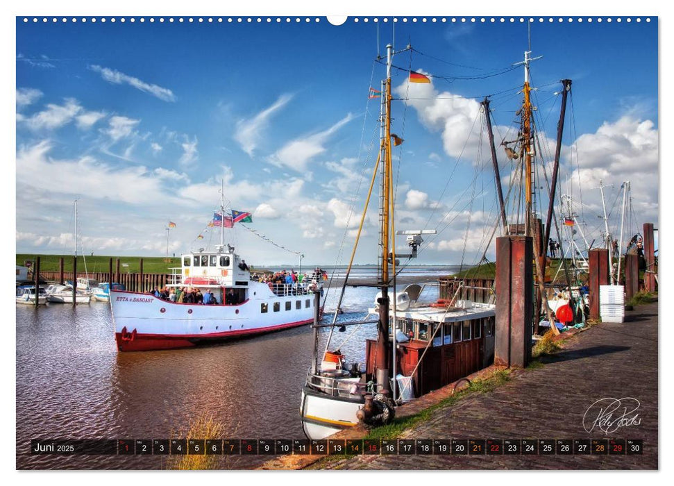 Friesland - Nordseebad Dangast / CH-Version (CALVENDO Premium Wandkalender 2025)