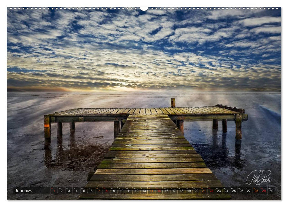 Friesland - Watt und Nordsee / CH-Version (CALVENDO Premium Wandkalender 2025)