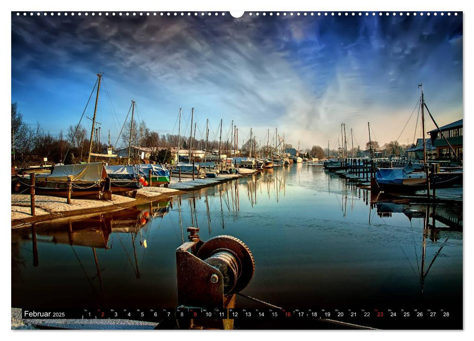 Friesland - verzauberte Landschaft an der Nordsee / CH-Version (CALVENDO Premium Wandkalender 2025)