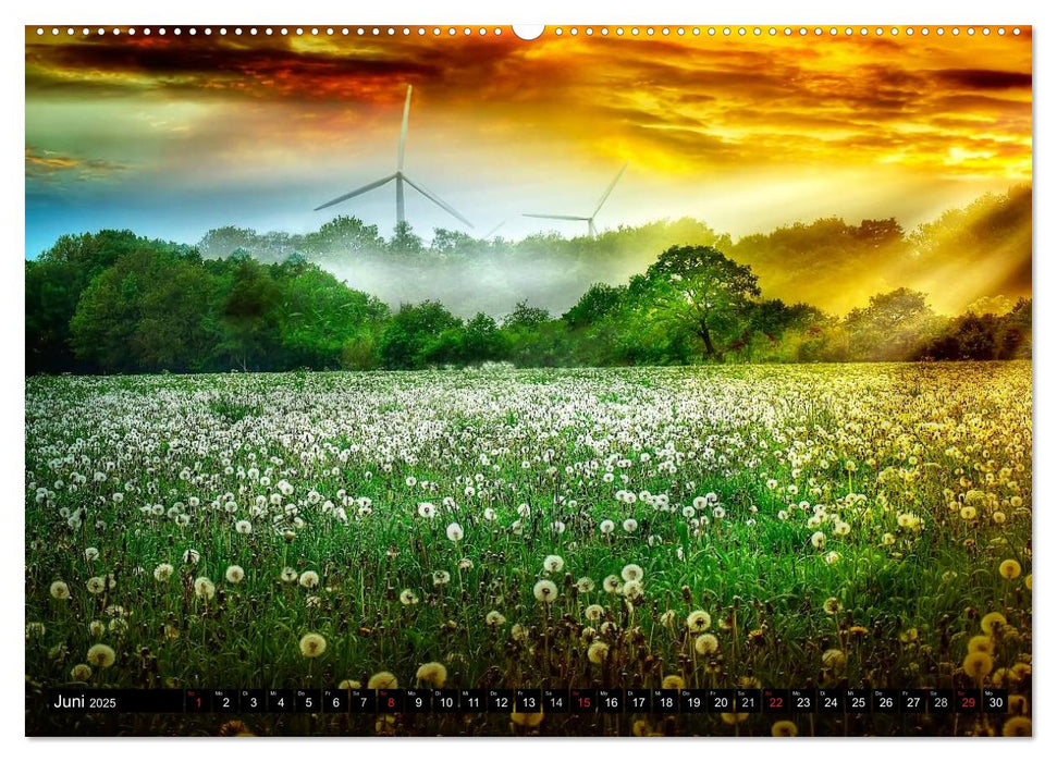 Friesland - verzauberte Landschaft an der Nordsee / CH-Version (CALVENDO Premium Wandkalender 2025)