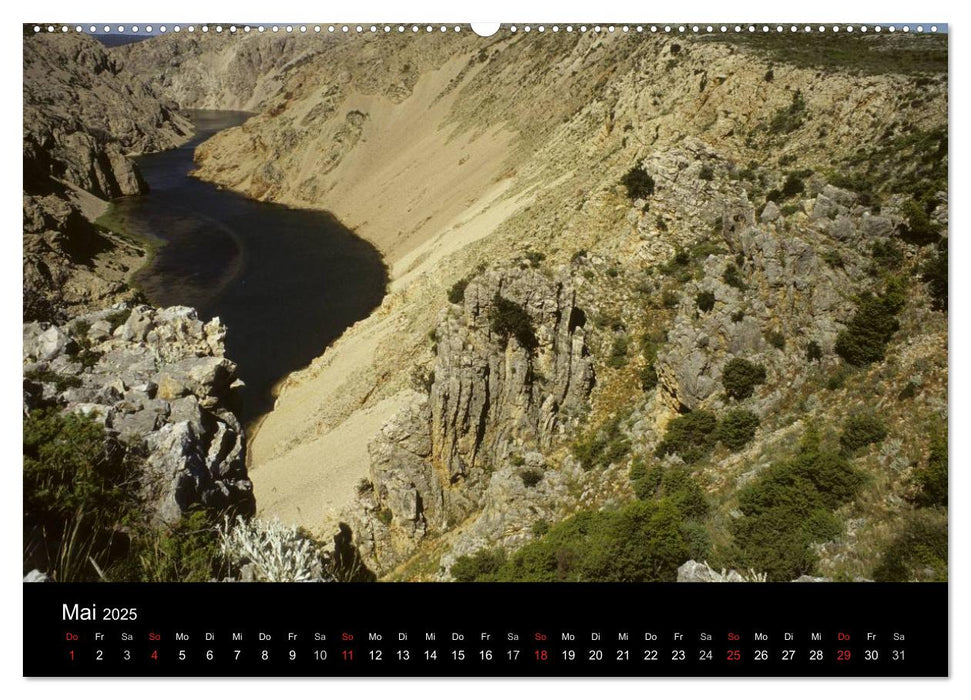 Kroatiens wilde Schönheit (CALVENDO Premium Wandkalender 2025)