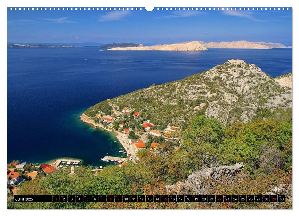 Kvarner Golf - Kroatien (CALVENDO Premium Wandkalender 2025)