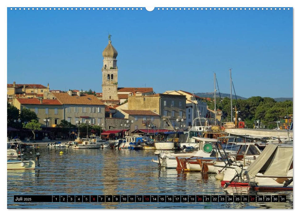 Kvarner Golf - Kroatien (CALVENDO Premium Wandkalender 2025)