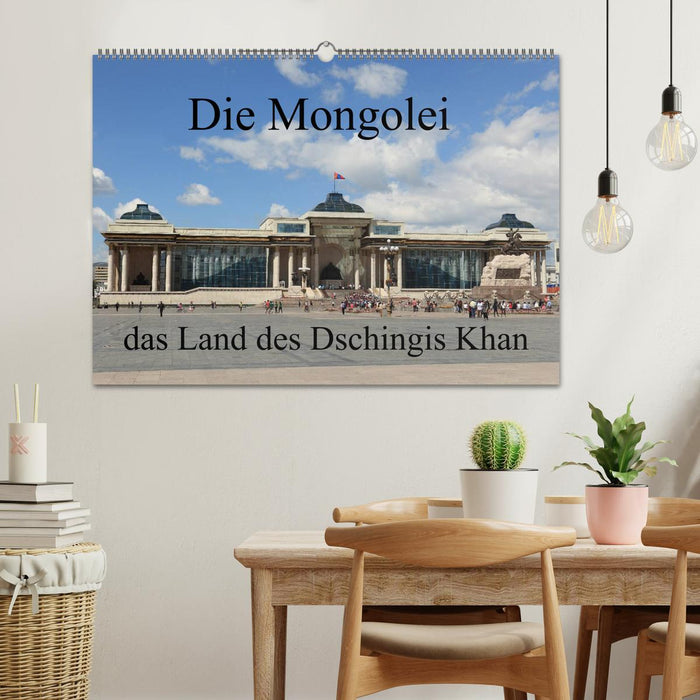 Die Mongolei das Land des Dschingis Khan (CALVENDO Wandkalender 2025)