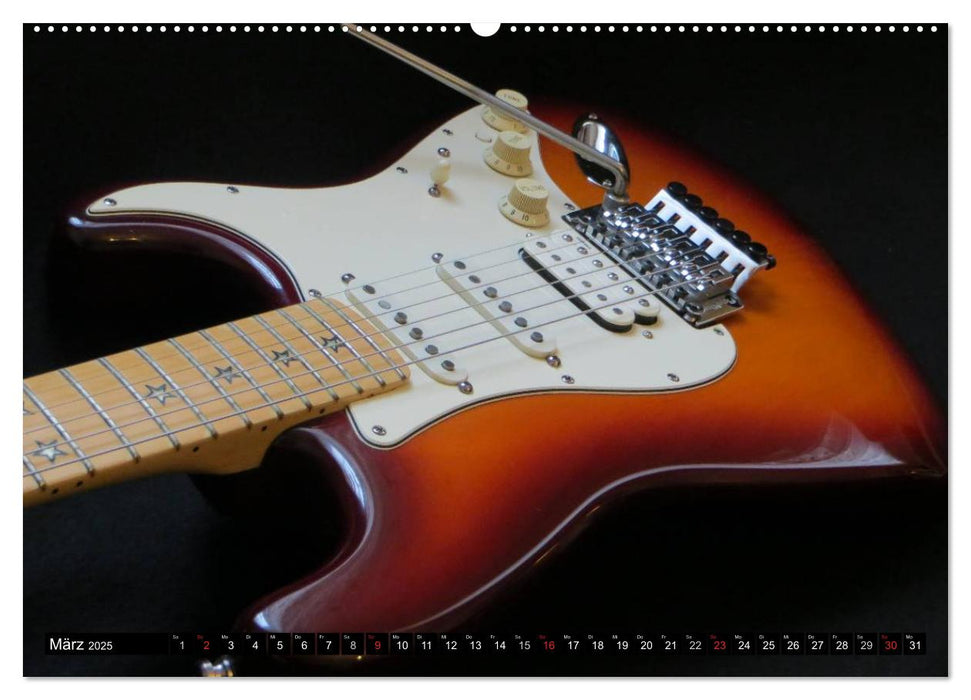 KULT GITARRE - Richie Sambora Stratocaster (CALVENDO Premium Wandkalender 2025)