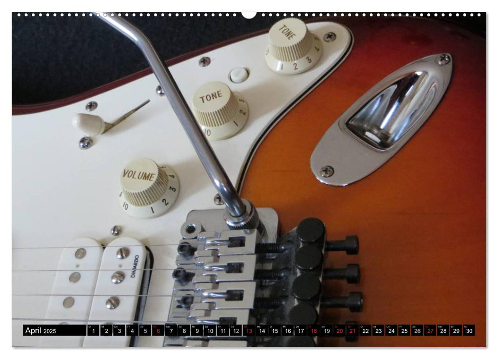 KULT GITARRE - Richie Sambora Stratocaster (CALVENDO Premium Wandkalender 2025)