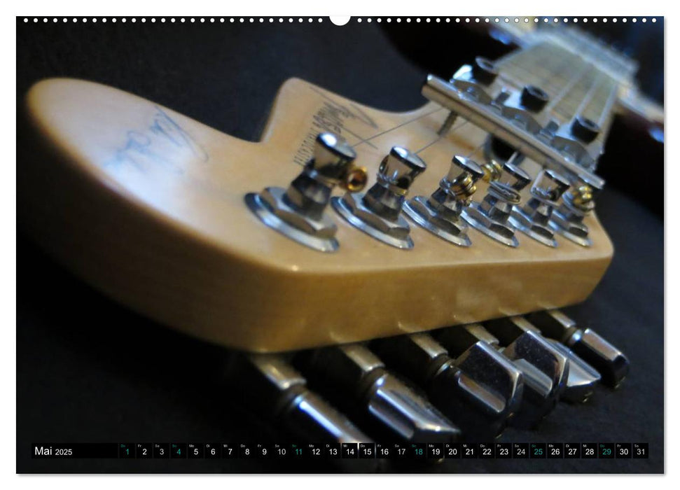 KULT GITARRE - Richie Sambora Stratocaster (CALVENDO Premium Wandkalender 2025)