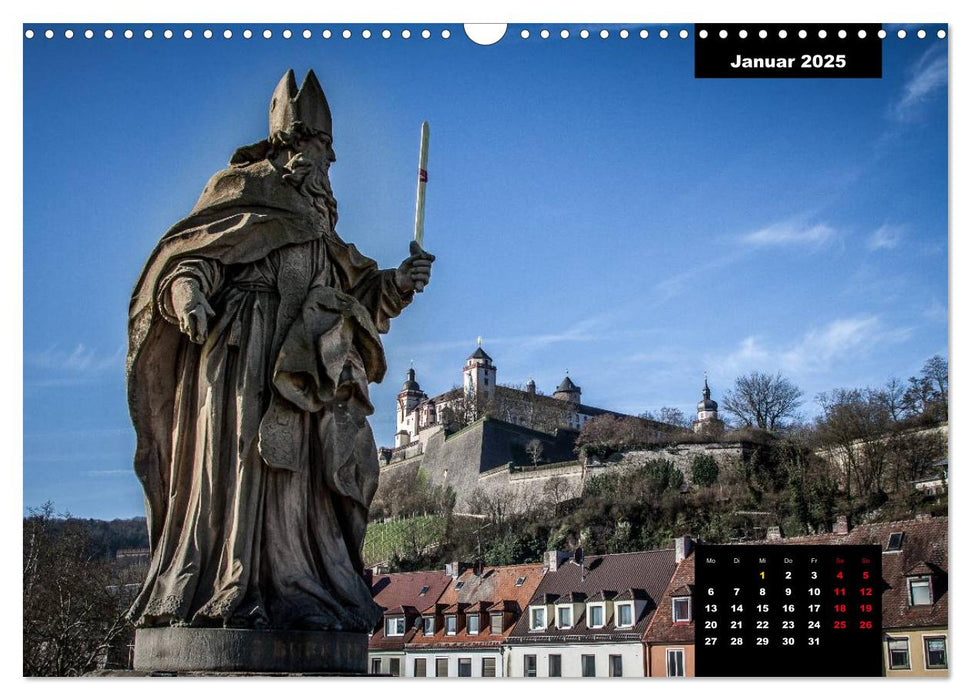 Würzburg - Die Perle Unterfrankens (CALVENDO Wandkalender 2025)