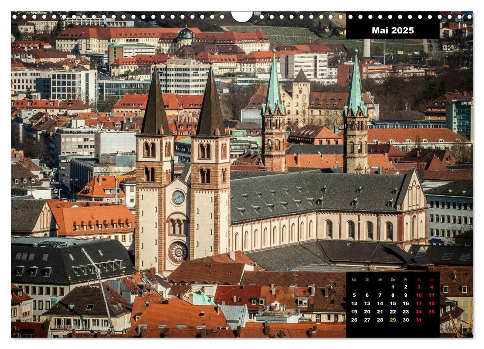 Würzburg - Die Perle Unterfrankens (CALVENDO Wandkalender 2025)