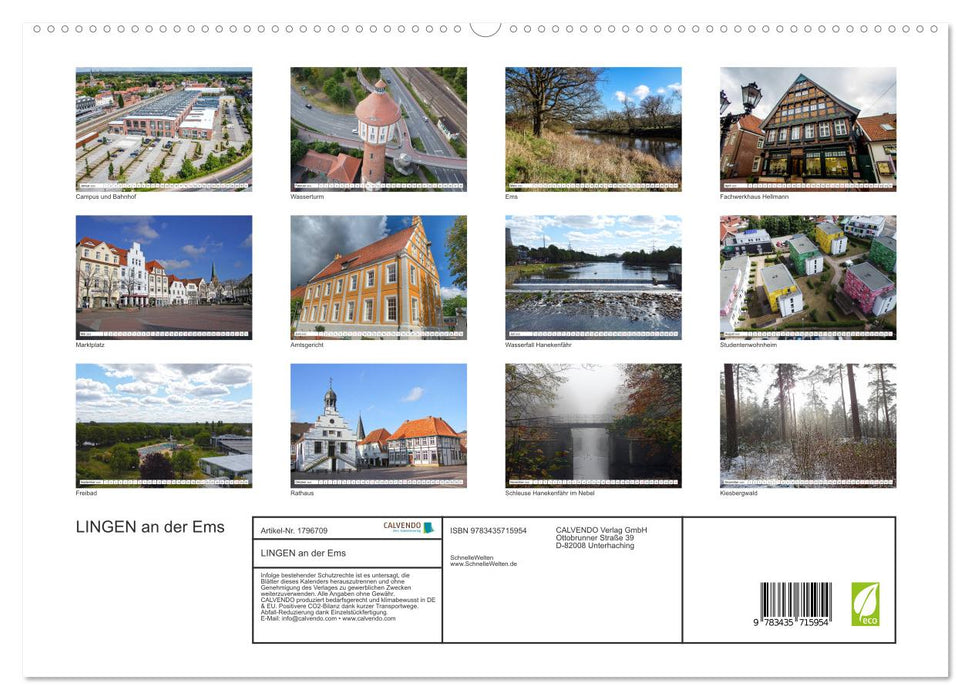 LINGEN an der Ems (CALVENDO Premium Wandkalender 2025)