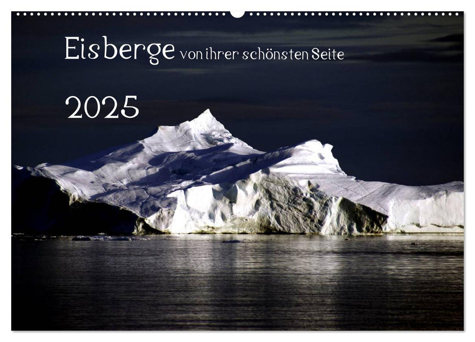 Eisberge von ihrer schönsten Seite 2025 (CALVENDO Wandkalender 2025)