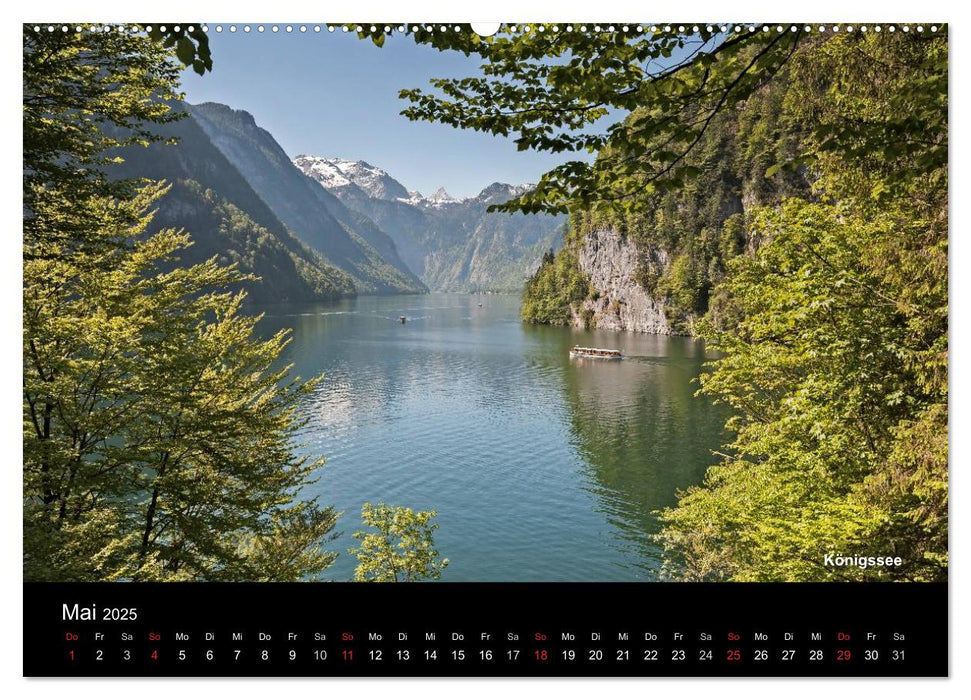 Oberbayerische Seen (CALVENDO Premium Wandkalender 2025)