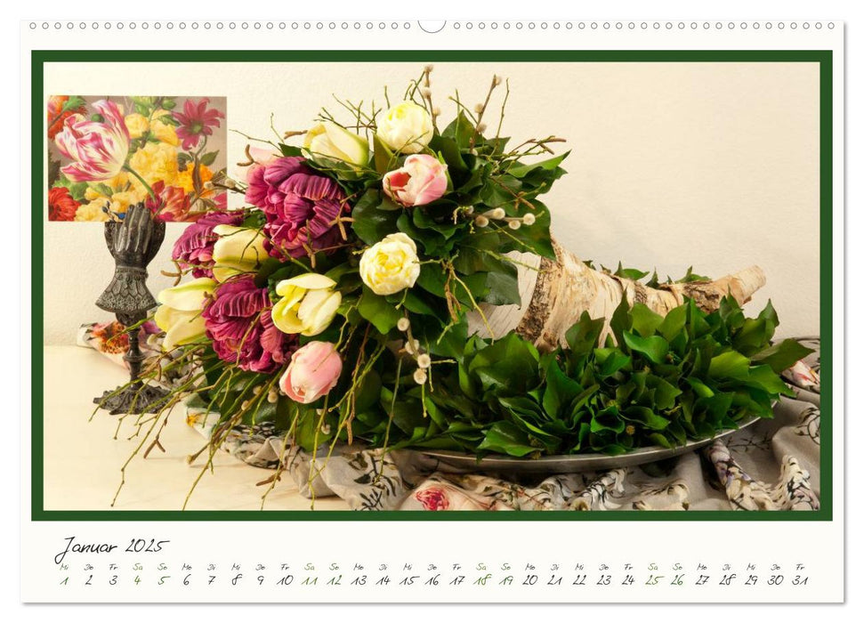 Raum für Blumen (CALVENDO Premium Wandkalender 2025)