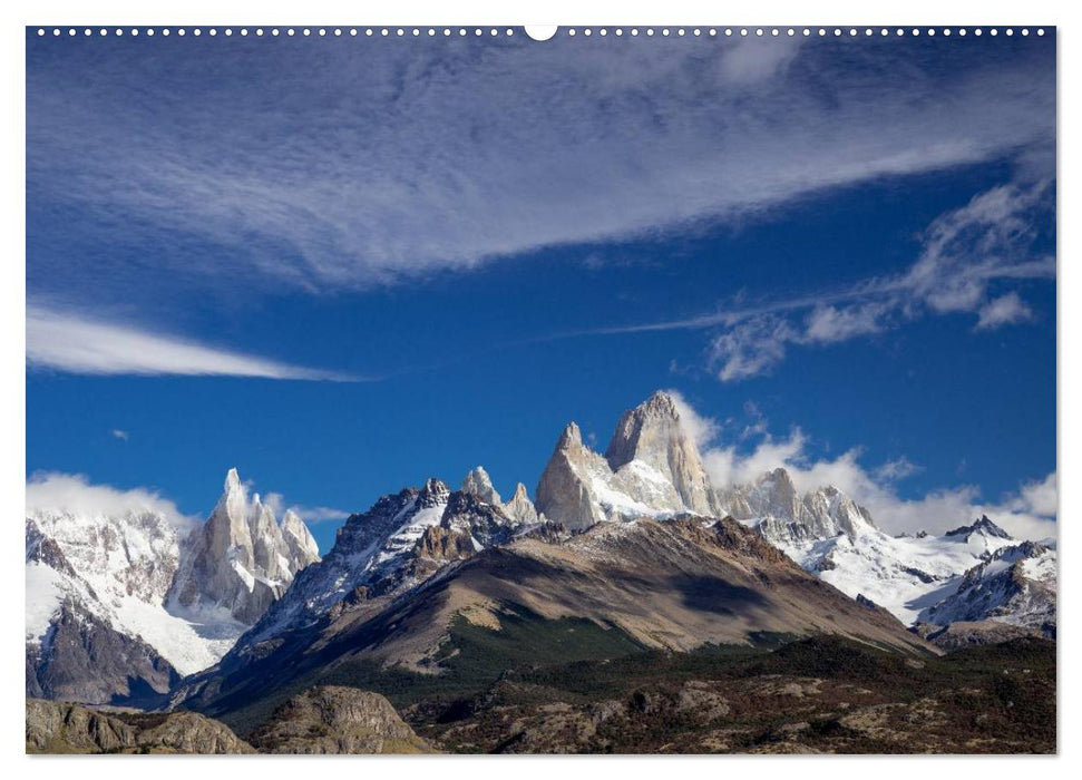 Majestätische Berge Cerro Torre Patagonien (CALVENDO Wandkalender 2025)