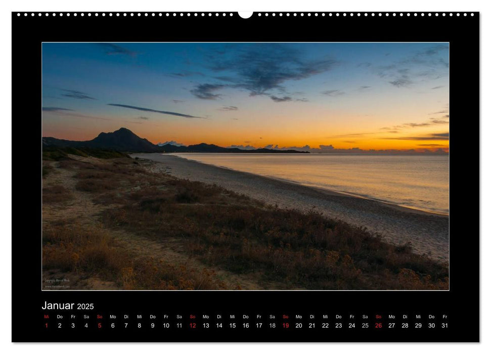 Die Trauminsel Sardinien (CALVENDO Premium Wandkalender 2025)