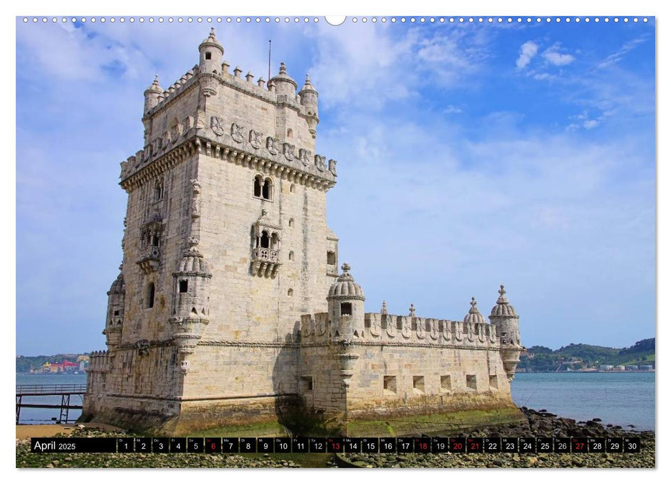 Burgen in Portugal (CALVENDO Premium Wandkalender 2025)