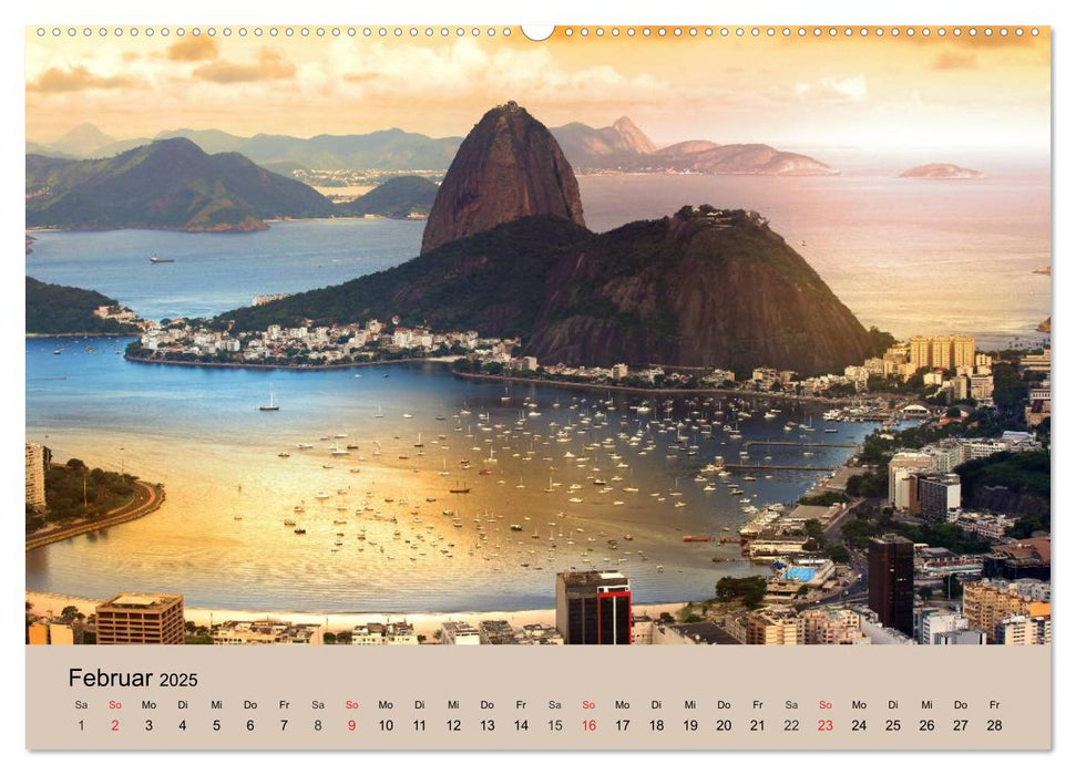 Brasilien. Impressionen (CALVENDO Premium Wandkalender 2025)