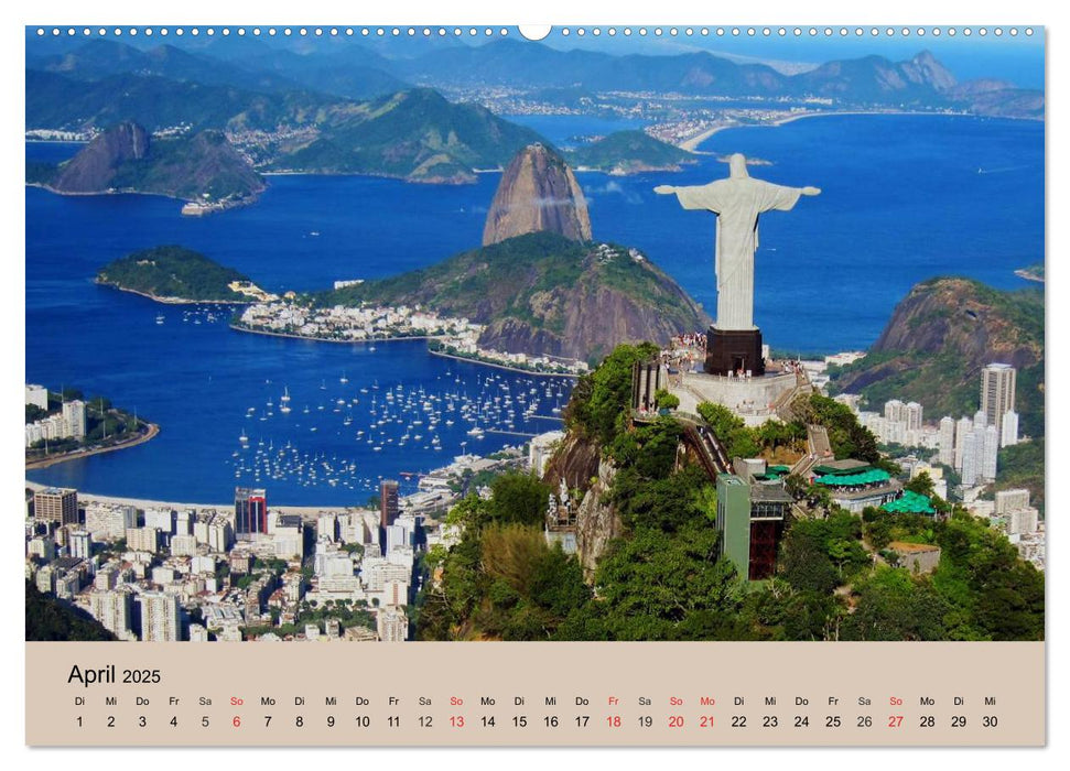 Brasilien. Impressionen (CALVENDO Premium Wandkalender 2025)