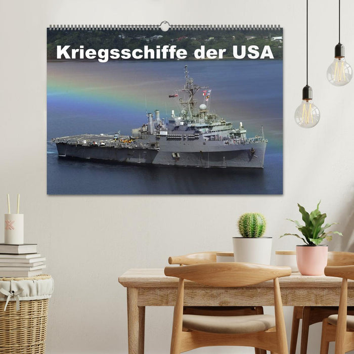 Kriegsschiffe der USA (CALVENDO Wandkalender 2025)