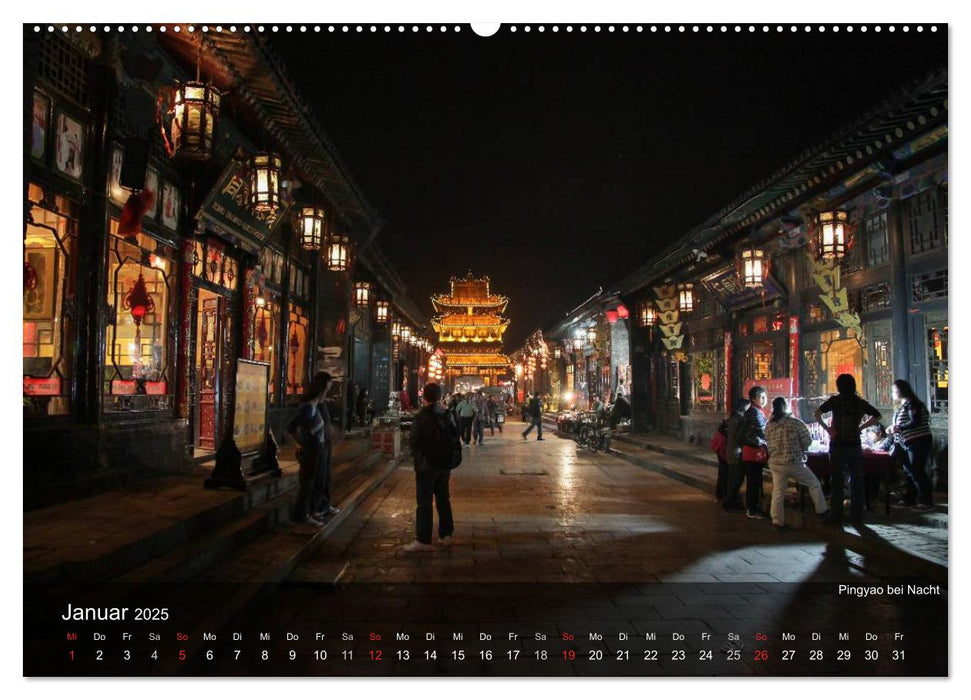 Erlebe China (CALVENDO Premium Wandkalender 2025)