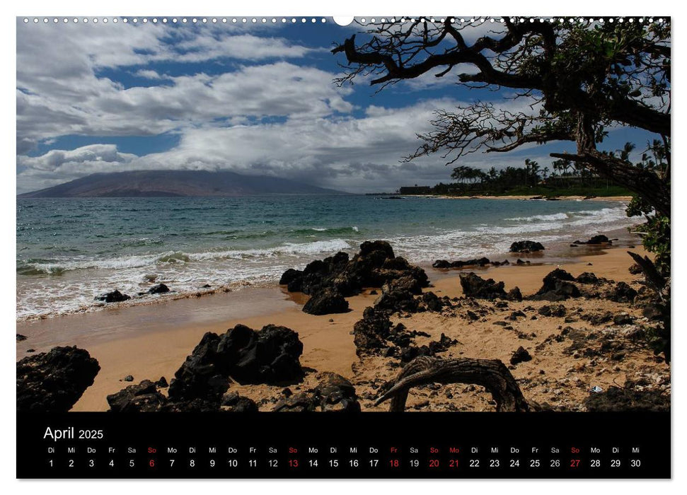 Hawaii - Oahu - Maui (CALVENDO Premium Wandkalender 2025)