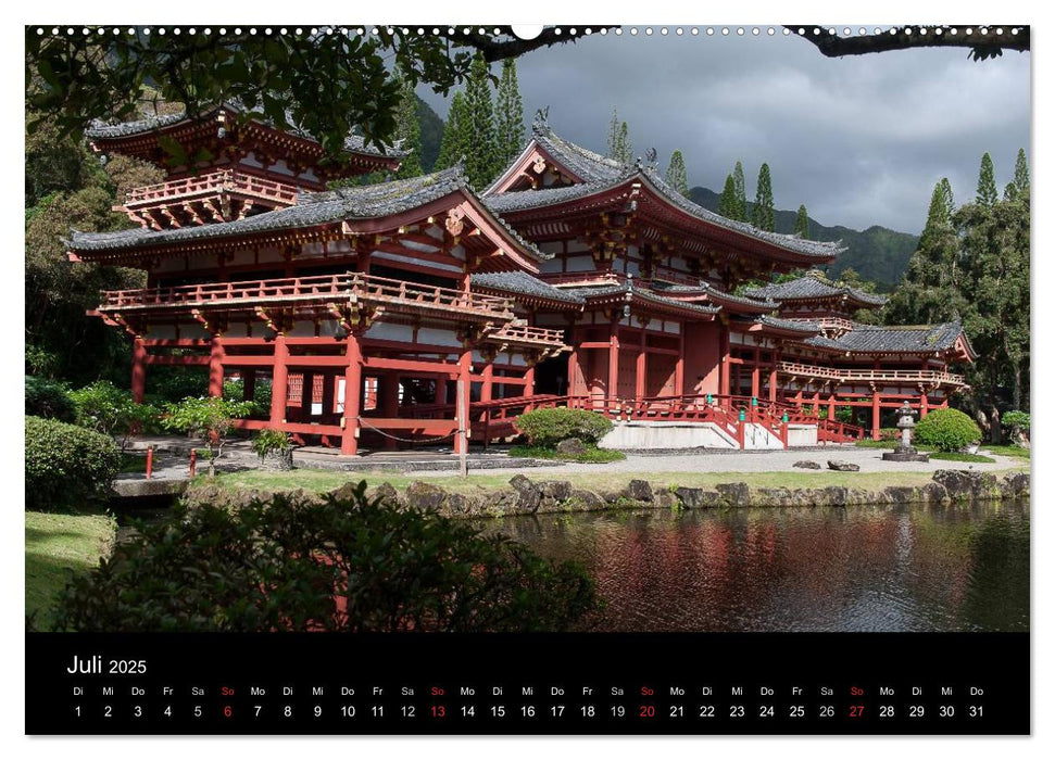 Hawaii - Oahu - Maui (CALVENDO Premium Wandkalender 2025)