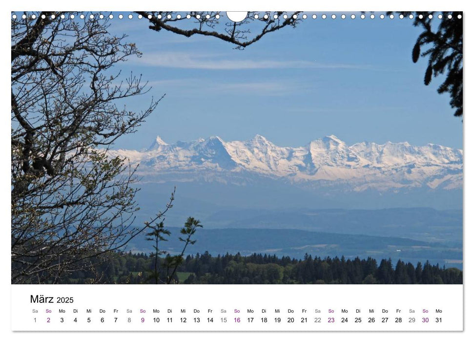 Jura Höhenweg 2025 (CALVENDO Wandkalender 2025)