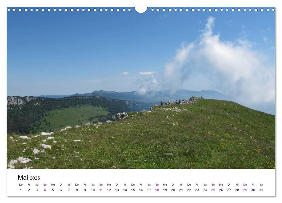 Jura Höhenweg 2025 (CALVENDO Wandkalender 2025)