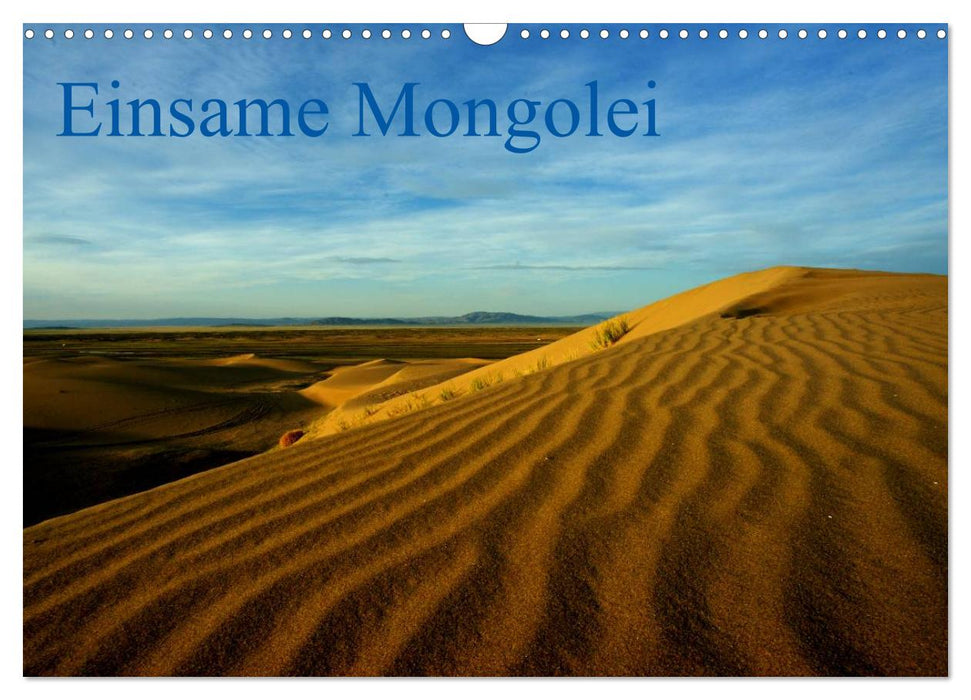 Einsame Mongolei (CALVENDO Wandkalender 2025)