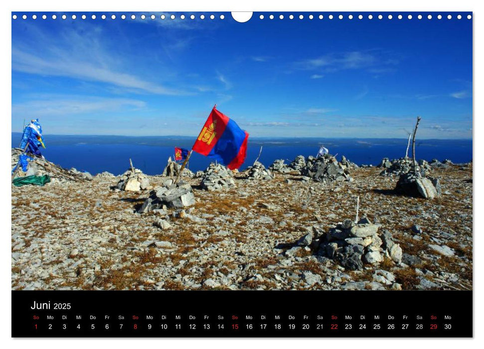 Einsame Mongolei (CALVENDO Wandkalender 2025)