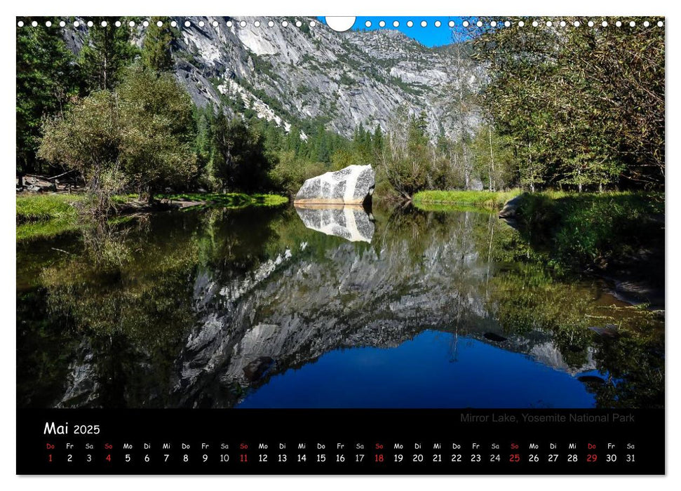 Rundreise Kalifornien mit Las Vegas (CALVENDO Wandkalender 2025)