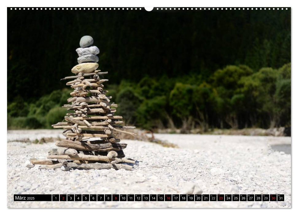 Land Art - Natur und Kunst (CALVENDO Wandkalender 2025)