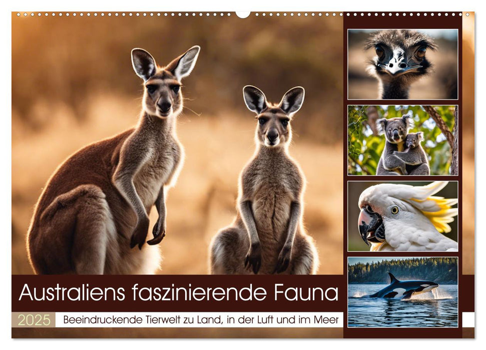 Australiens faszinierende Fauna (CALVENDO Wandkalender 2025)