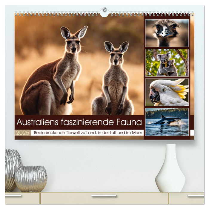 Australiens faszinierende Fauna (CALVENDO Premium Wandkalender 2025)