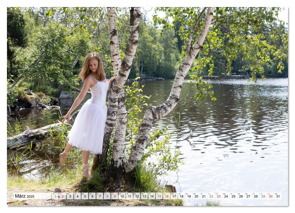 Ballerina Studio - Natur (CALVENDO Wandkalender 2025)