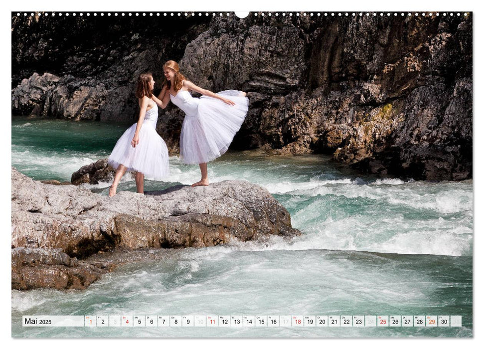 Ballerina Studio - Natur (CALVENDO Wandkalender 2025)