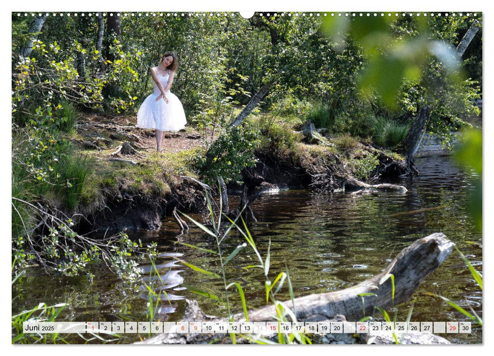 Ballerina Studio - Natur (CALVENDO Wandkalender 2025)