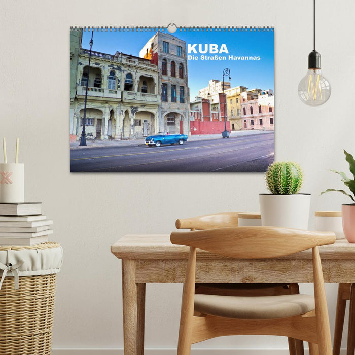 Kuba - Die Straßen Havannas (CALVENDO Wandkalender 2025)