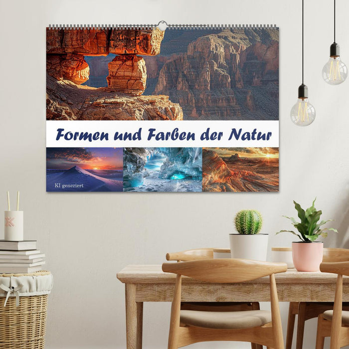 Formen und Farben der Natur (CALVENDO Wandkalender 2025)