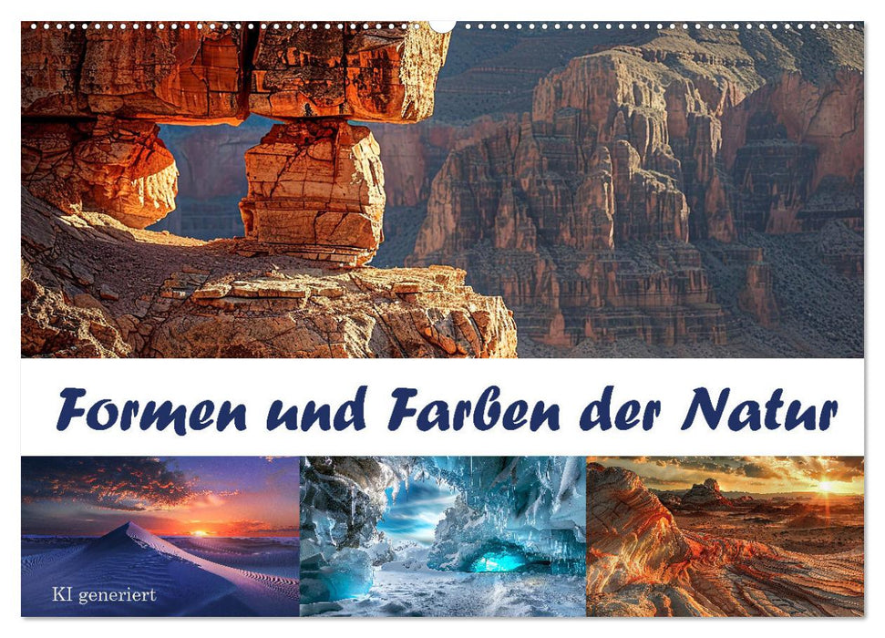 Formen und Farben der Natur (CALVENDO Wandkalender 2025)