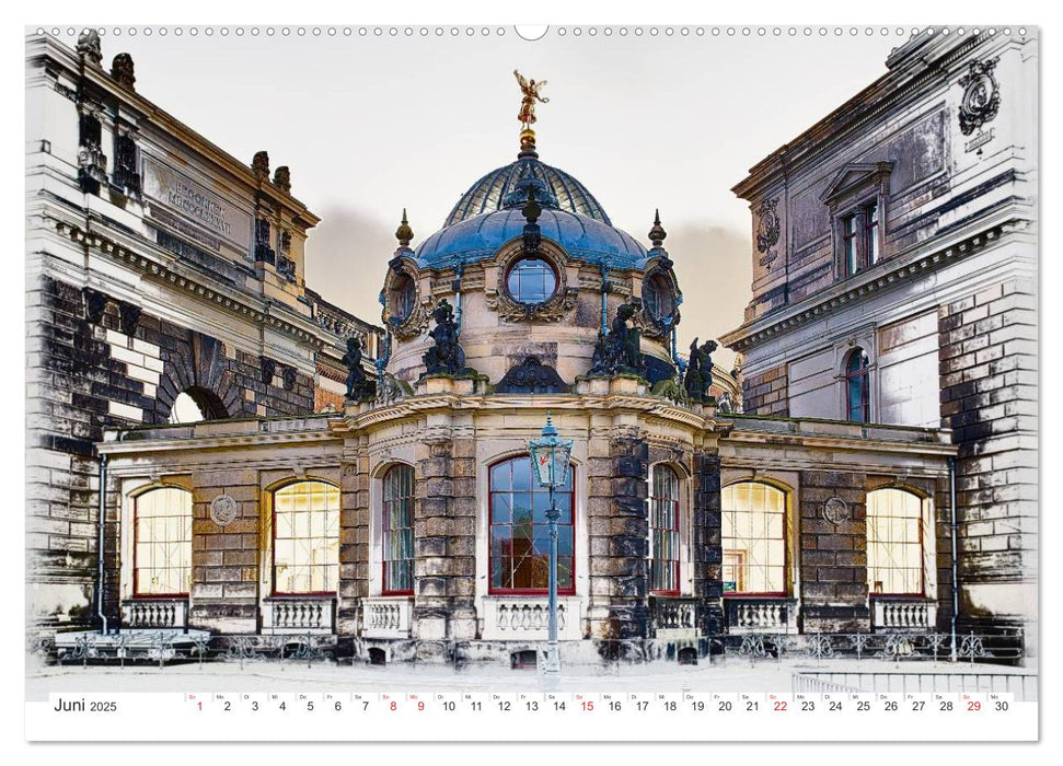 Dresden / City of Dreams (CALVENDO Premium Wandkalender 2025)