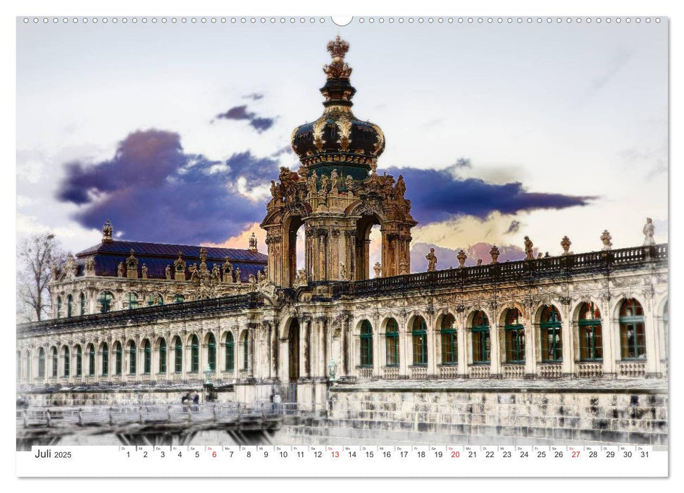 Dresden / City of Dreams (CALVENDO Premium Wandkalender 2025)