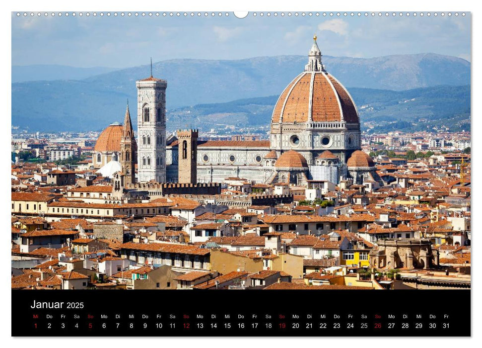 Florenz (CALVENDO Premium Wandkalender 2025)